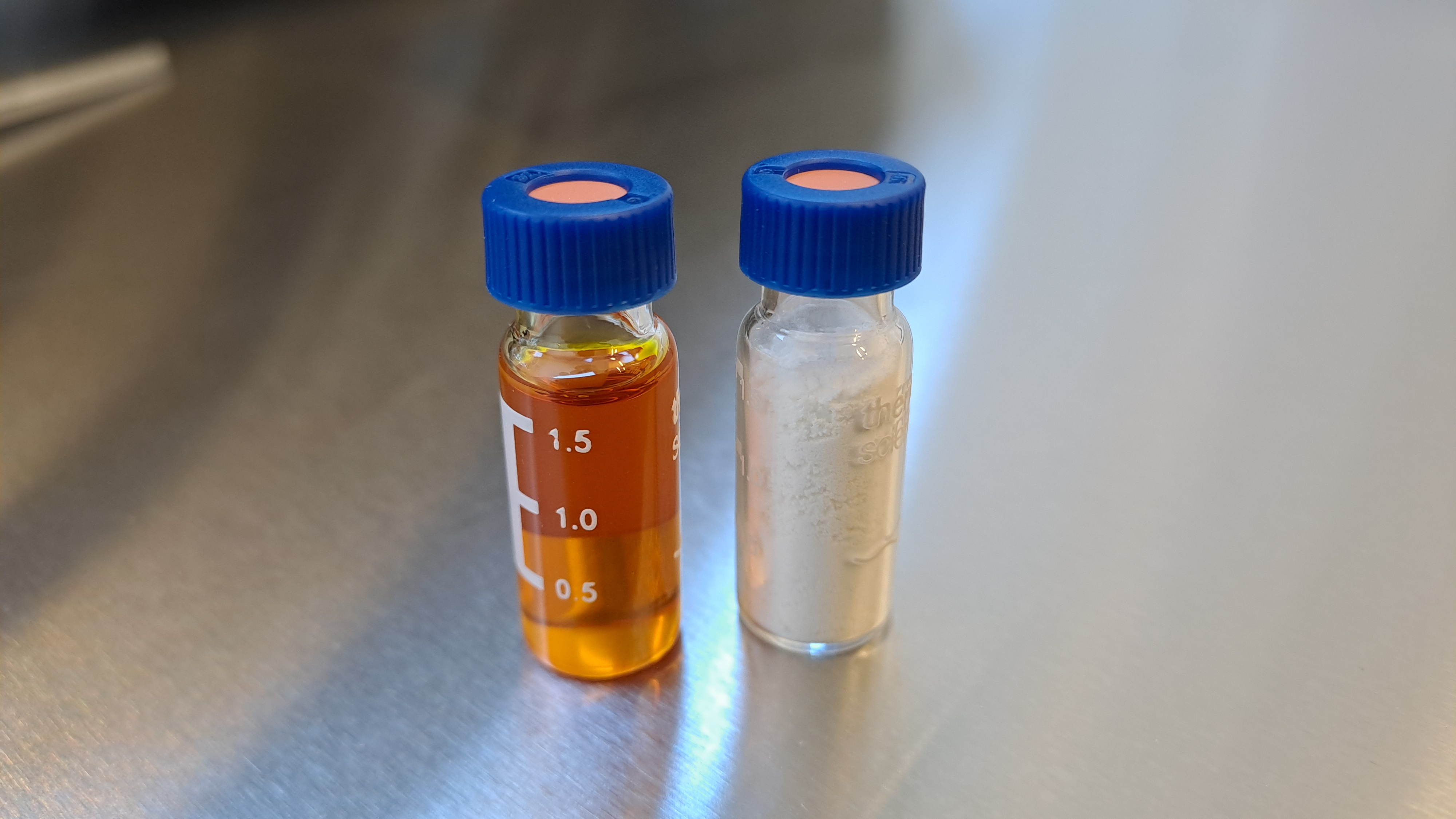 Spermidine sample vials